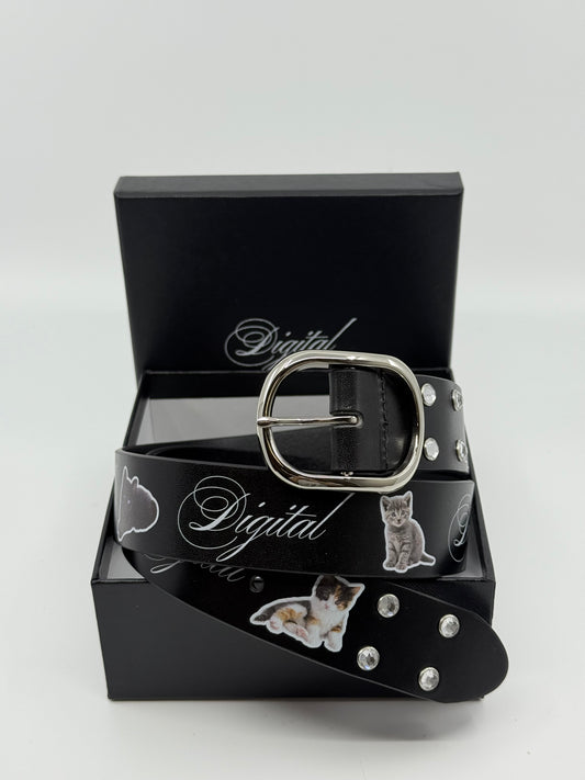 Black Meow Belt