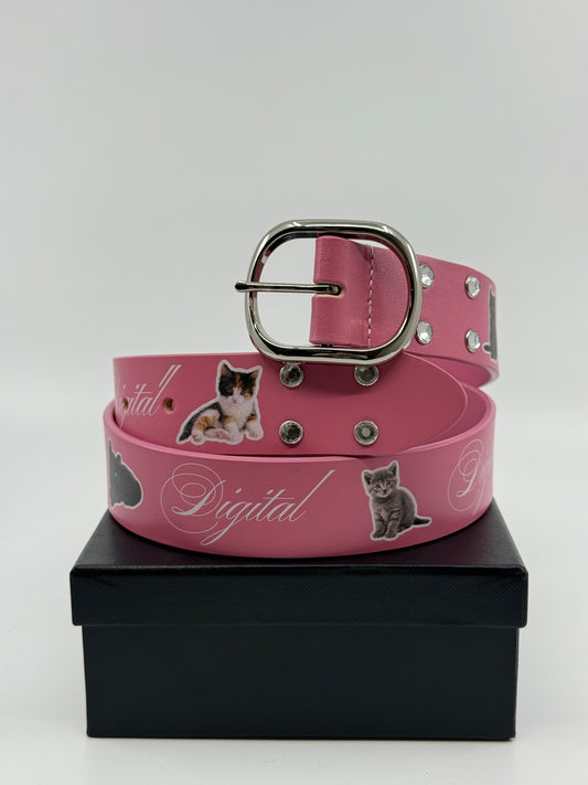 Pink Meow Belt
